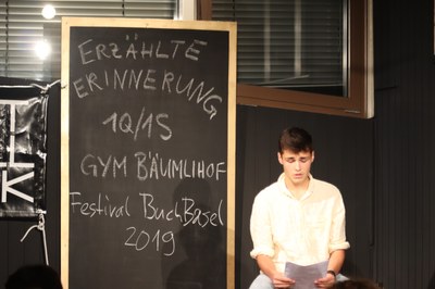 Erzählte Erinnerung 2019 - Lesung Wortstellwerk