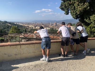 La terza classe d'italiano a Firenze