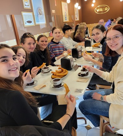 Churros con chocolate