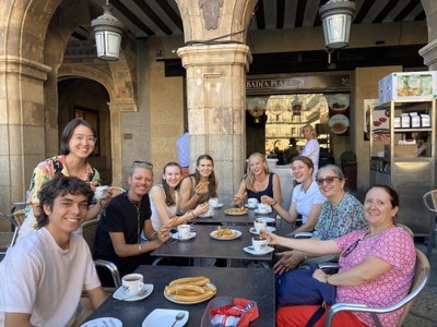 Churros con chocolate