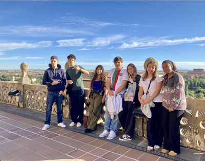 Wir waren auf der Kathedrale von Salamanca, die Aussicht war bombastisch, einfach atemberaubend, wow!!!