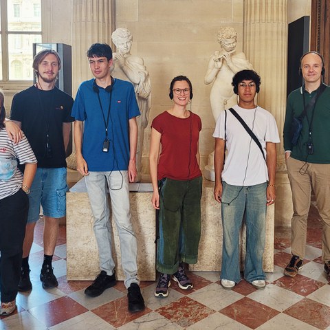 Louvre visite. Vergrösserte Ansicht