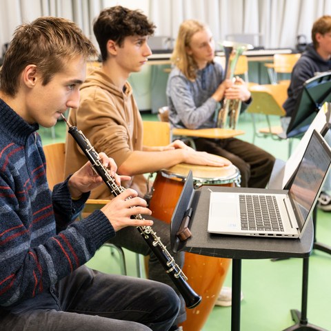 2023 Musikprojekt Proben 27. Vergrösserte Ansicht