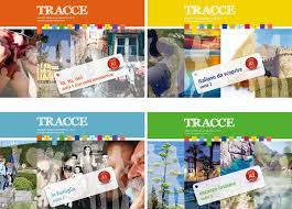 Vorderseite der vier ersten Bücher von Tracce.