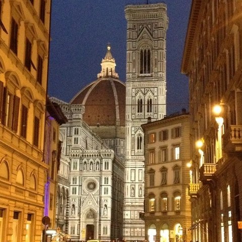 Il Duomo e la torre di Giotto.. Vergrösserte Ansicht